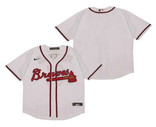 Atlanta Braves Team White Stitched Cool Base Jersey