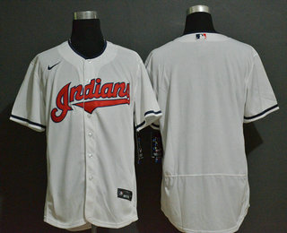 Cleveland Indians Team White Stitched Flex Base Jersey Cleveland Indians Team White Stitched Flex Base Jersey