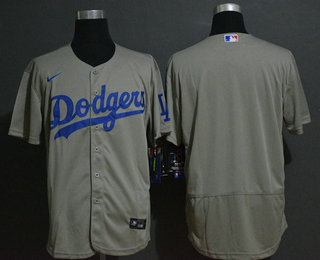 Los Angeles Dodgers Team Gray Alternate Stitched Flex Base Jersey Los Angeles Dodgers Team Gray Alternate Stitched Flex Base Jersey