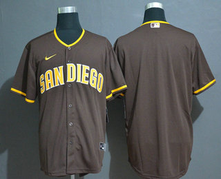 San Diego Padres Team Brown Stitched Cool Base Jersey San Diego Padres Team Brown Stitched Cool Base Jersey