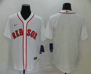 Boston Red Sox Team White Stitched Cool Base Jersey