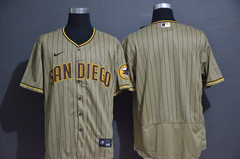 San Diego Padres Team Gray Pinstripe Stitched Flex Base Jersey San Diego Padres Team Gray Pinstripe Stitched Flex Base Jersey