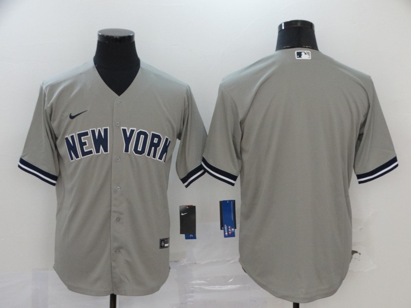 New York Yankees Team Gray Stitched Cool Base Jersey New York Yankees Team Gray Stitched Cool Base Jersey