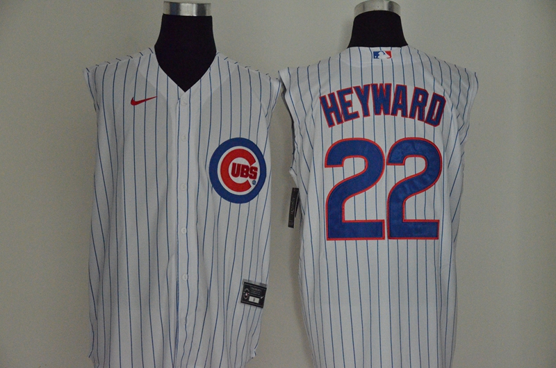 Chicago Cubs #22 Jason Heyward White 2020 Cool and Refreshing Sleeveless Fan Stitched Jersey