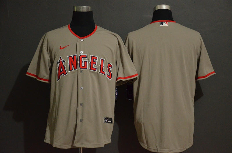 Los Angeles Angels Team Gray Stitched Cool Base Jersey Los Angeles Angels Team Gray Stitched Cool Base Jersey
