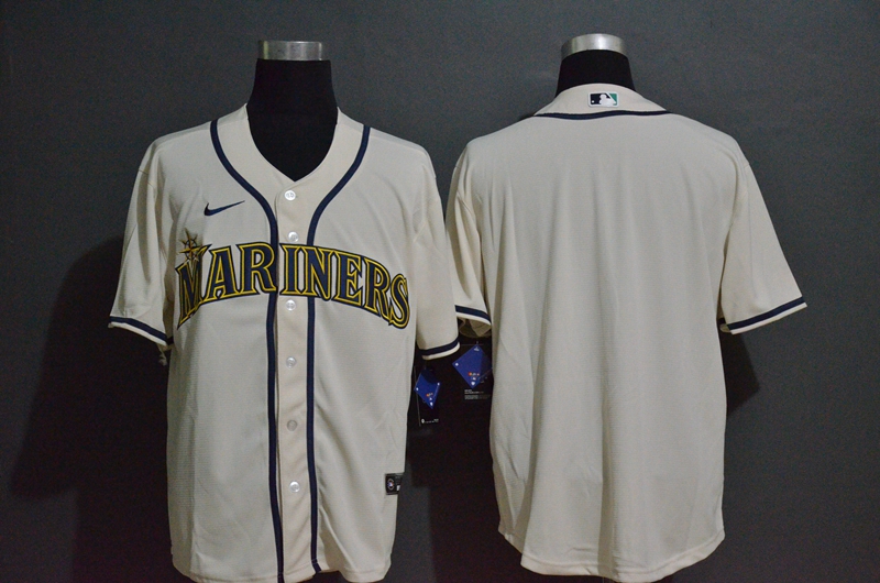 Seattle Mariners Team Cream Stitched Cool Base Jersey Seattle Mariners Team Cream Stitched Cool Base Jersey