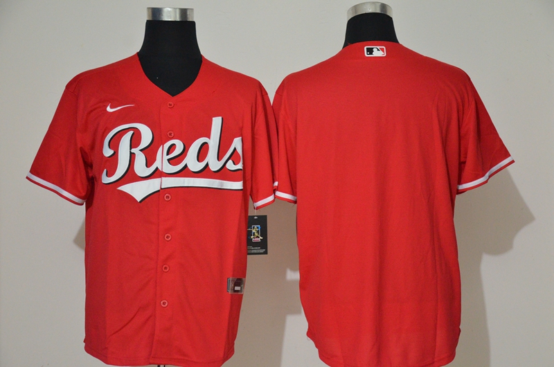 Cincinnati Reds Team Red Stitched Cool Base Jersey