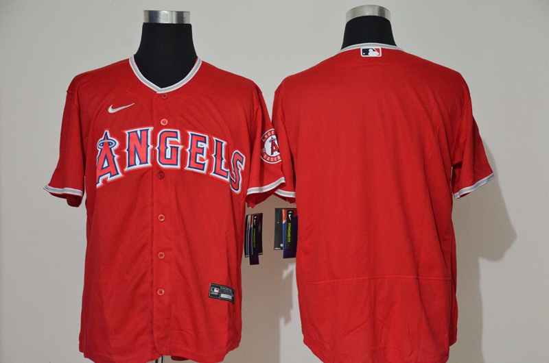 Los Angeles Angels Team Red Stitched Flex Base Jersey Los Angeles Angels Team Red Stitched Flex Base Jersey