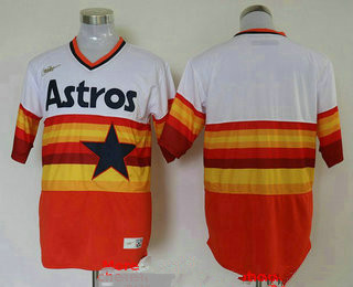 Houston Astros Team Orange Rainbow Cooperstown Stitched Cool Base Jersey Houston Astros Team Orange Rainbow Cooperstown Stitched Cool Base Jersey