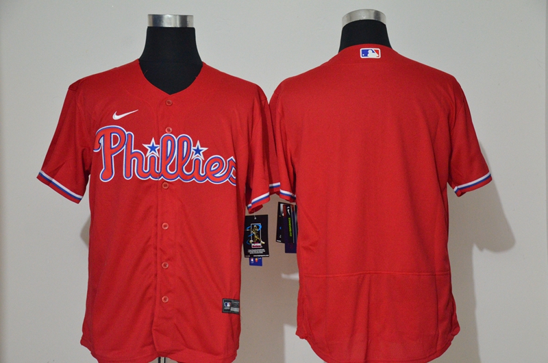Philadelphia Phillies Team Red Stitched Flex Base Jersey Philadelphia Phillies Team Red Stitched Flex Base Jersey