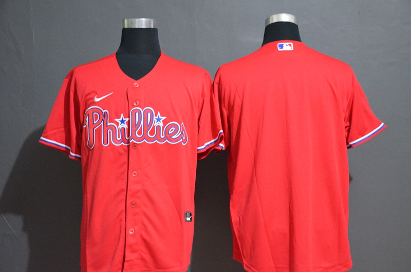 Philadelphia Phillies Team Red Stitched Cool Base Jersey Philadelphia Phillies Team Red Stitched Cool Base Jersey
