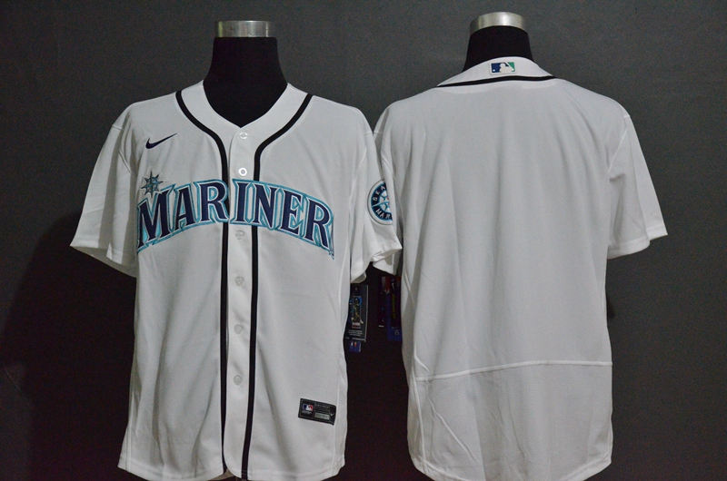 Seattle Mariners Team White Stitched Flex Base Jersey Seattle Mariners Team White Stitched Flex Base Jersey