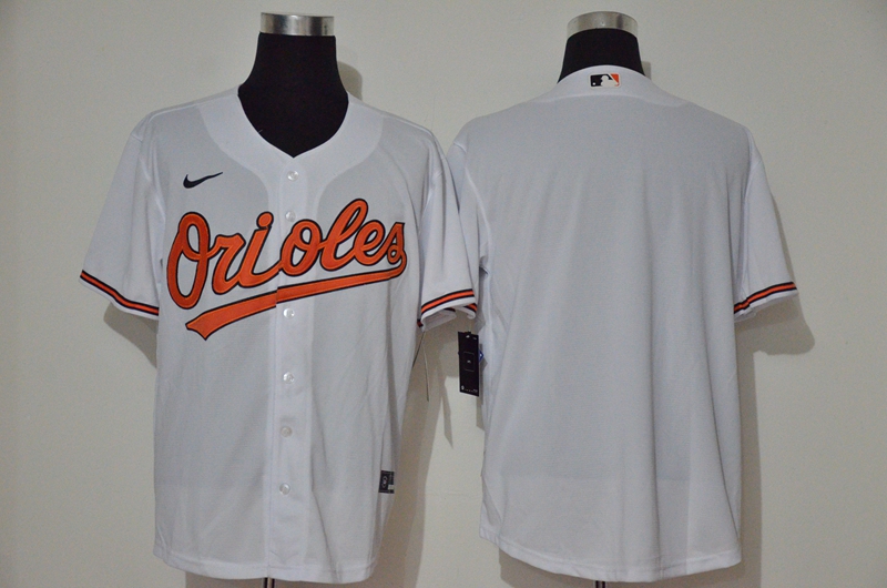 Baltimore Orioles Team White Stitched Cool Base Jersey