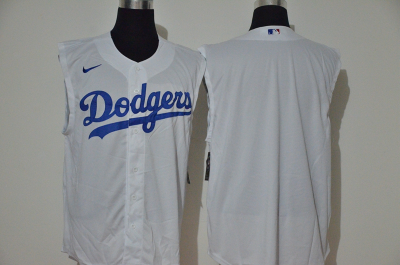 Los Angeles Dodgers Team White 2020 Cool and Refreshing Sleeveless Fan Stitched Jersey Los Angeles Dodgers Team White 2020 Cool and Refreshing Sleeveless Fan Stitched Jersey