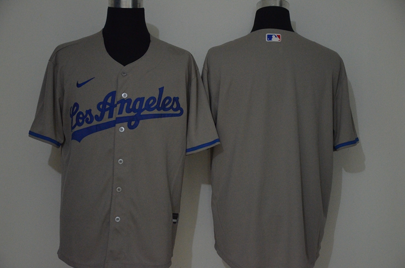 Los Angeles Dodgers Team Gray With Los Stitched Cool Base Jersey Los Angeles Dodgers Team Gray With Los Stitched Cool Base Jersey