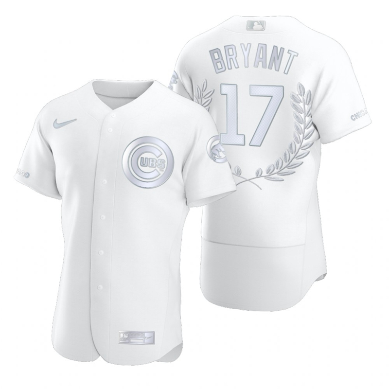 Chicago Cubs #17 Kris Bryant White Flexbase Fashion Jersey Chicago Cubs #17 Kris Bryant White Flexbase Fashion Jersey