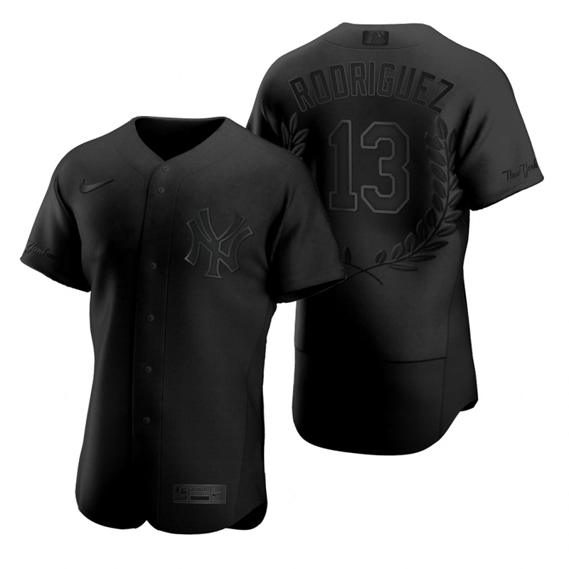 New York Yankees #13 Alex Rodriguez Black Flexbase Fashion Jersey New York Yankees #13 Alex Rodriguez Black Flexbase Fashion Jersey