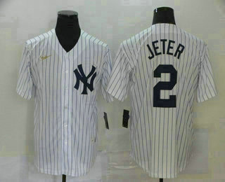 New York Yankees #2 Derek Jeter White Throwback Stitched Cool Base Jersey New York Yankees #2 Derek Jeter White Throwback Stitched Cool Base Jersey