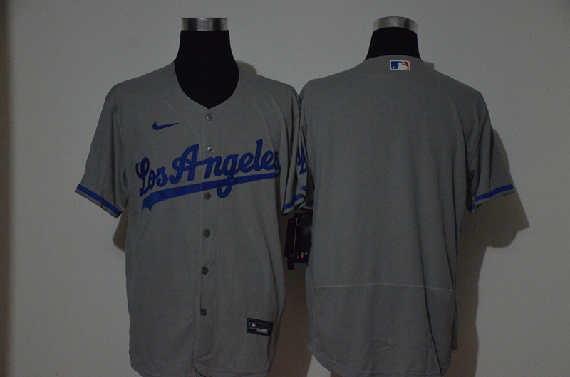 Los Angeles Dodgers Team Gray Stitched Flex Base Jersey Los Angeles Dodgers Team Gray Stitched Flex Base Jersey