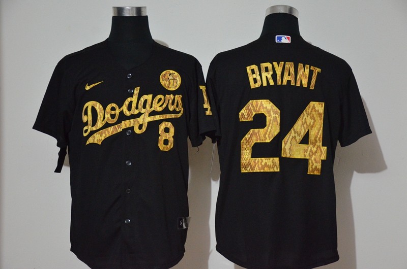 Los Angeles Dodgers #8 #24 Kobe Bryant Black Camo Fashion Stitched Cool Base Jersey Los Angeles Dodgers #8 #24 Kobe Bryant Black Camo Fashion Stitched Cool Base Jersey