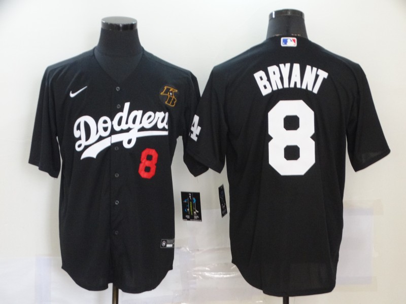 Los Angeles Dodgers #8 Kobe Bryant Black 2020 KB Cool Base Jersey Los Angeles Dodgers #8 Kobe Bryant Black 2020 KB Cool Base Jersey