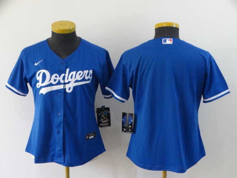 Women's Los Angeles Dodgers Team Blue Stitched Cool Base Jersey Women's Los Angeles Dodgers Team Blue Stitched Cool Base Jersey
