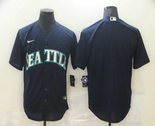 Seattle Mariners Team Navy Blue Stitched Cool Base Jersey Seattle Mariners Team Navy Blue Stitched Cool Base Jersey