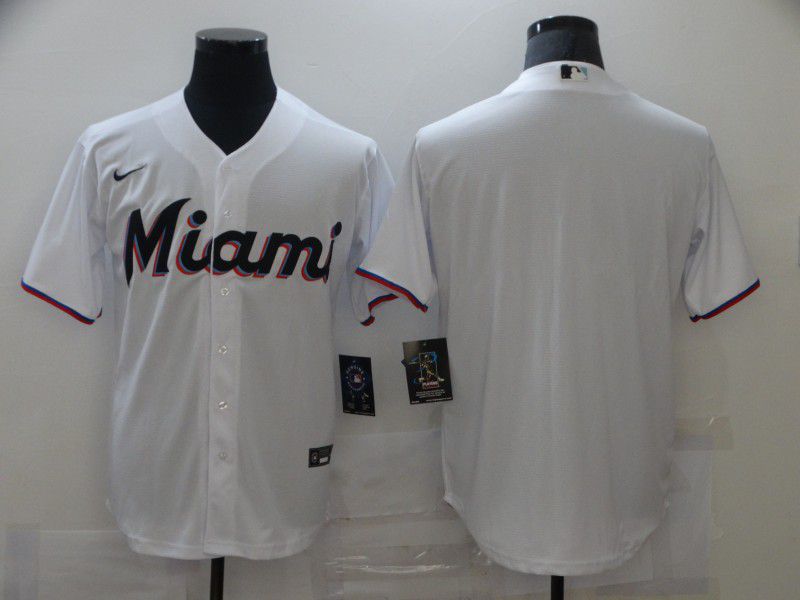 Miami Marlins Team White Game Jerseys