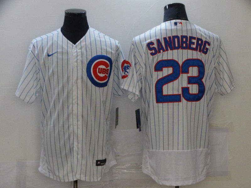 New York Mets 23 Sandberg White stripe Elite 2021 Jersey New York Mets 23 Sandberg White stripe Elite 2021 Jersey
