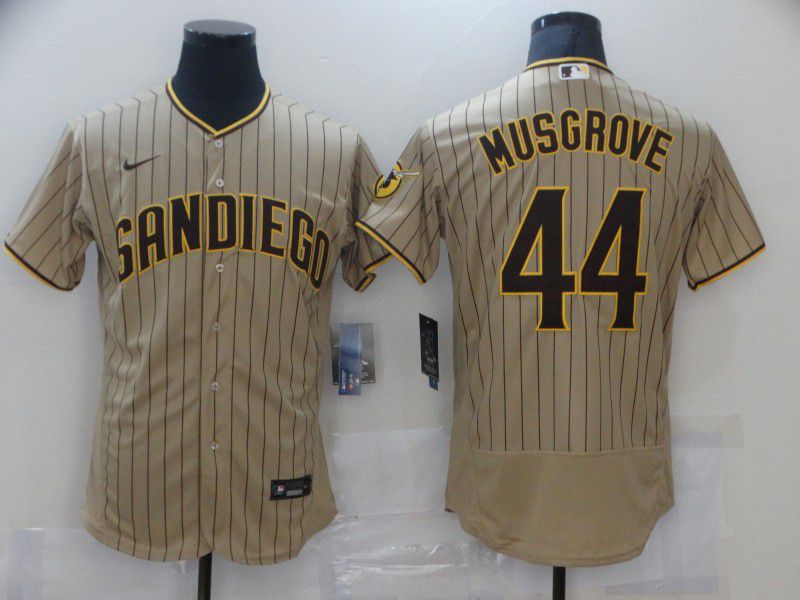 San Diego Padres 44 Musgrove brown stripe Elite 2021 Jersey