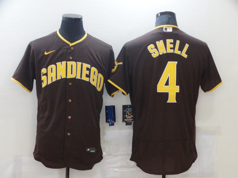 San Diego Padres 4 Snell brown Elite 2021 Jersey