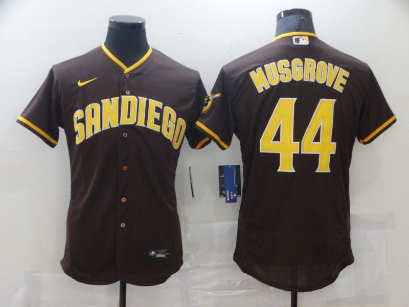 San Diego Padres 44 Musgrove brown Elite 2021 Jersey