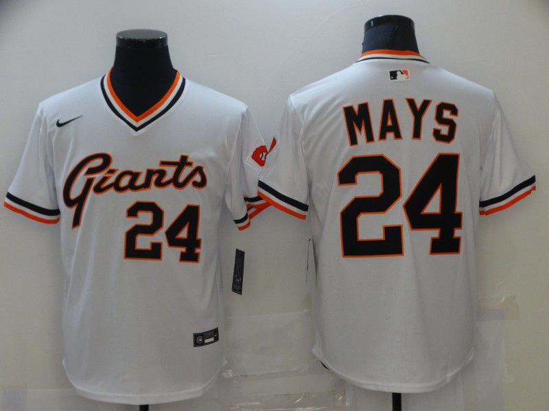San Francisco Giants 24 Mays White Game 2021 Jersey San Francisco Giants 24 Mays White Game 2021 Jersey