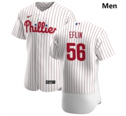 Philadelphia Phillies 56 Zach Eflin White Home 2020 Authentic Player Jersey Philadelphia Phillies 56 Zach Eflin White Home 2020 Authentic Player Jersey