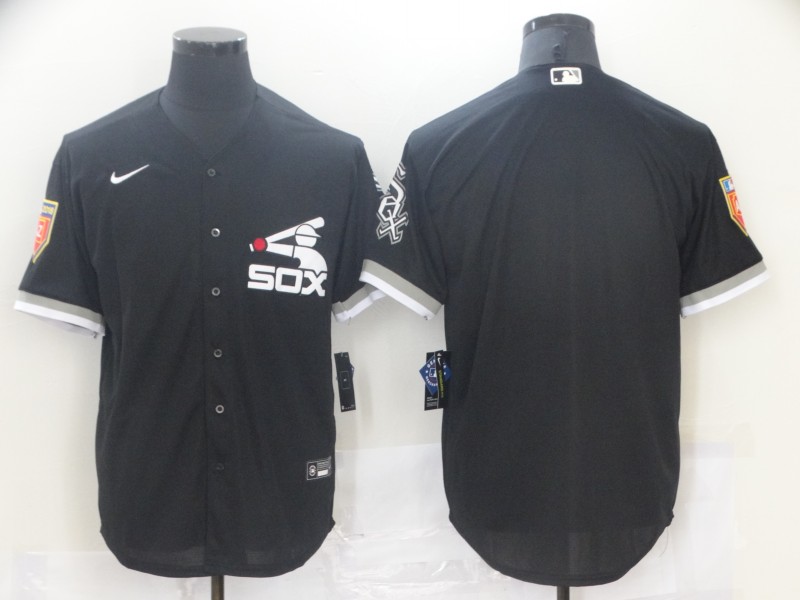 Chicago White Sox Team Black Stitched Cool Base Jersey