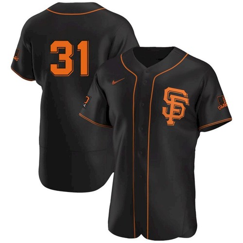 San Francisco Giants #31 LaMonte Wade Jr Black 2021 Alternate Jersey San Francisco Giants #31 LaMonte Wade Jr Black 2021 Alternate Jersey