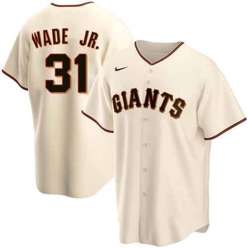 San Francisco Giants 31 LaMonte Wade Jr Cream 2021 Replica Home Jersey San Francisco Giants 31 LaMonte Wade Jr Cream 2021 Replica Home Jersey