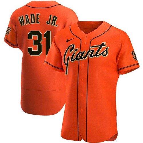 San Francisco Giants #31 LaMonte Wade Jr Orange 2021 Alternate Jersey San Francisco Giants #31 LaMonte Wade Jr Orange 2021 Alternate Jersey