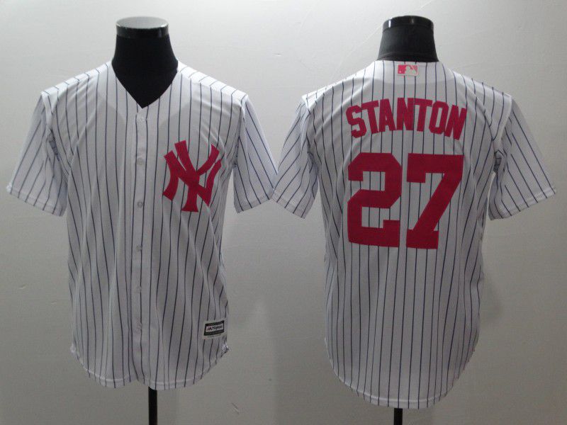New York Yankees 27 Stanton White red Game 2021 Jersey New York Yankees 27 Stanton White red Game 2021 Jersey