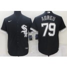 Chicago White Sox #79 Jose Abreu Black Cool Base Stitched Jersey Chicago White Sox #79 Jose Abreu Black Cool Base Stitched Jersey
