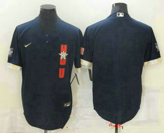 houston astros Team navy blue 2021 mlb all star stitched cool base jersey houston astros Team navy blue 2021 mlb all star stitched cool base jersey