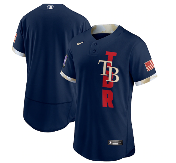 Tampa Bay Rays Team 2021 Navy All-Star Flex Base Stitched Jersey Tampa Bay Rays Team 2021 Navy All-Star Flex Base Stitched Jersey