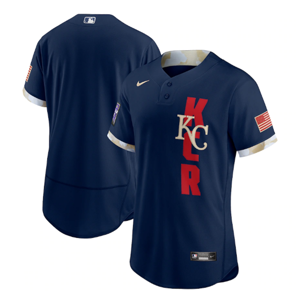Kansas City Royals Team 2021 Navy All-Star Flex Base Stitched Jersey Kansas City Royals Team 2021 Navy All-Star Flex Base Stitched Jersey