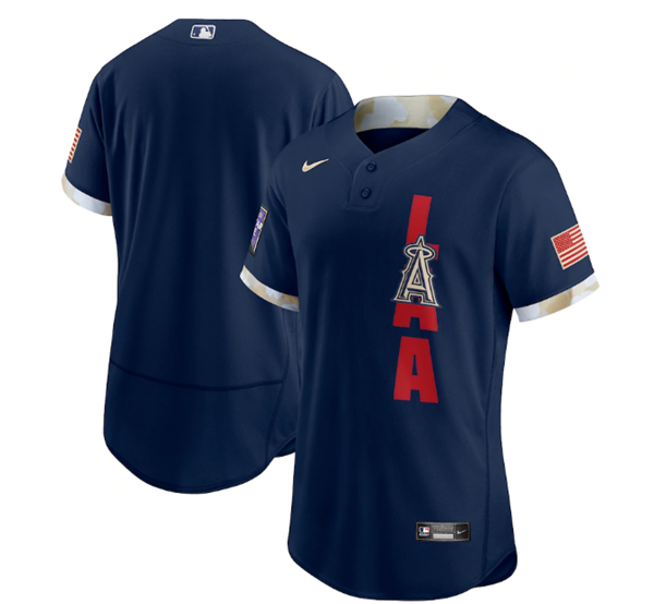 Los Angeles Angels Team 2021 Navy All-Star Flex Base Stitched Jersey Los Angeles Angels Team 2021 Navy All-Star Flex Base Stitched Jersey