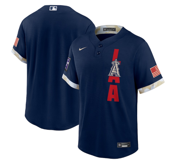 Los Angeles Angels Team 2021 Navy All-Star Cool Base Stitched Jersey Los Angeles Angels Team 2021 Navy All-Star Cool Base Stitched Jersey