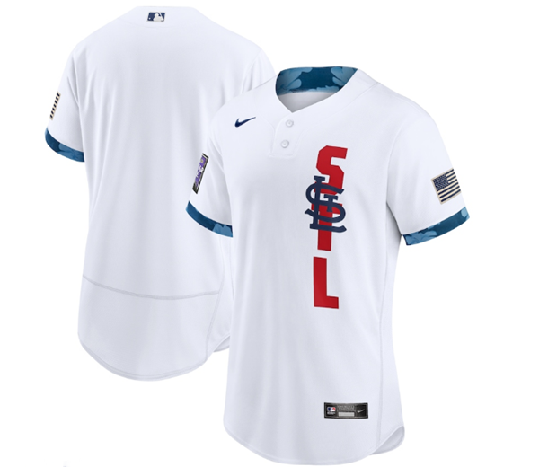 St.Louis Cardinals Team 2021 White All-Star Flex Base Stitched Jersey St.Louis Cardinals Team 2021 White All-Star Flex Base Stitched Jersey