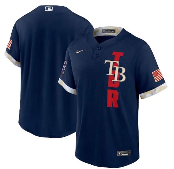 Tampa Bay Rays Team 2021 Navy All-Star Cool Base Stitched Jersey Tampa Bay Rays Team 2021 Navy All-Star Cool Base Stitched Jersey