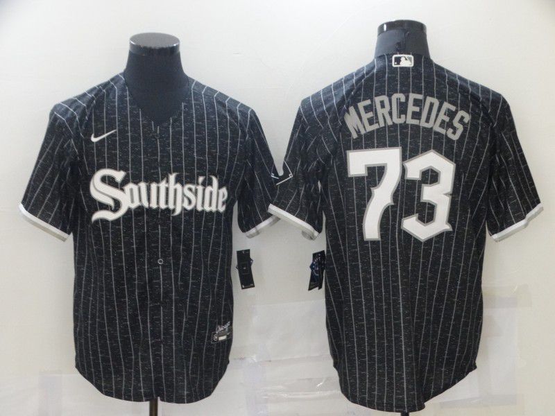 Chicago White Sox 73 Mercedes City Edition Black Game 2021 Jerseys Chicago White Sox 73 Mercedes City Edition Black Game 2021 Jerseys