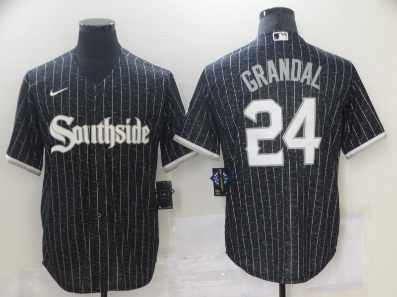 Chicago White Sox 24 Grandal City Edition Black Game 2021 Jerseys Chicago White Sox 24 Grandal City Edition Black Game 2021 Jerseys