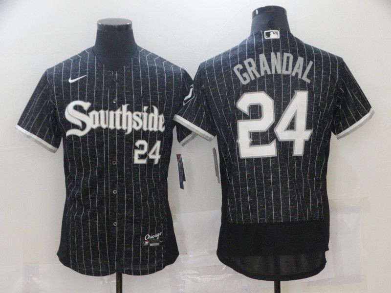 Chicago White Sox 24 Grandal City Edition Black Elite 2021 Jersey Chicago White Sox 24 Grandal City Edition Black Elite 2021 Jersey